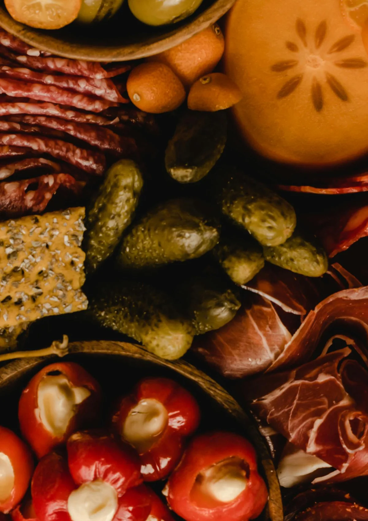 Charcuterie grazing board for Yorkshire corporate event catering